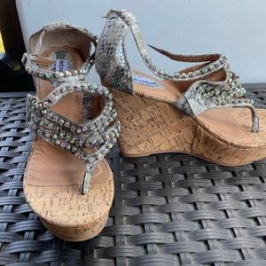 Not Rated Brand Sandel with Diamond’s scraps